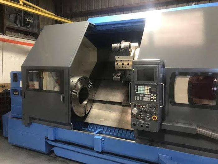 Used 2002 MAZAK CNC Lathe, Model Slant Turn 60N, 40.5” X 80”, 1000 rpm, 60 hp, Mazatrol Fusion 640T, ID17625