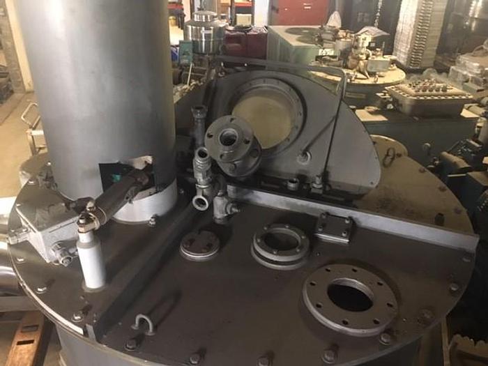 Used TOLHURST 48 IN. X 24 IN. PERFORATED BASKET CENTRIFUGE – HASTELLOY & 316 S/S