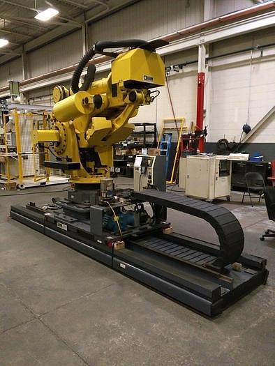 Used 2012 FANUC M900iA/600 6 AXIS CNC ROBOT WITH R30iA & 15' 7TH AXIS TRACK