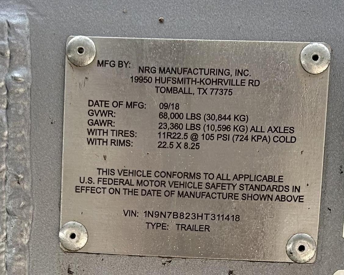 Used 2019 NRG Blender