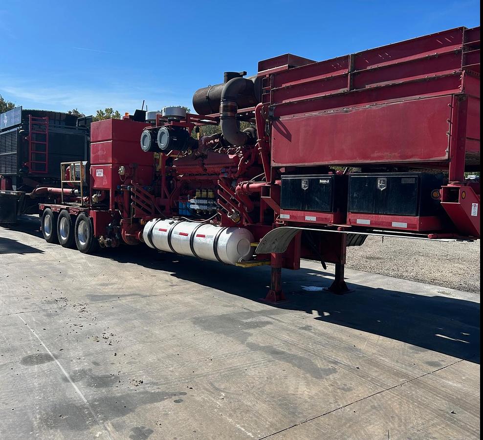 Used 2011 Total Equipment on Blackstone trailer chassis 2250 HP Triplex