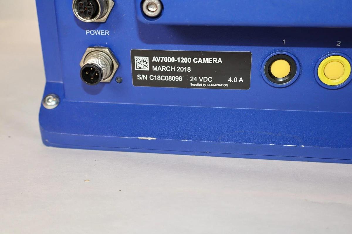 Used DATALOGIC AV7000-1200 24Vdc 4.0A High Speed Camera
