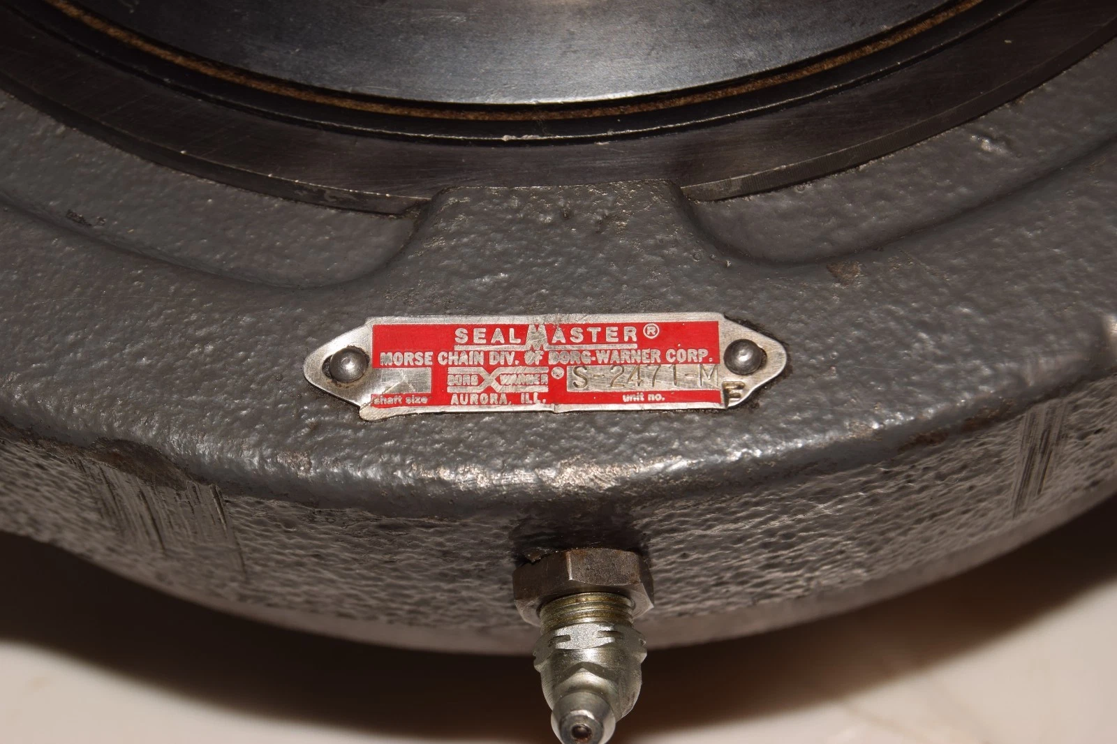 SealMaster 4 Bolt Flange Mounted Bearing S-2471-M S2471N 4-7/16" (NOS)