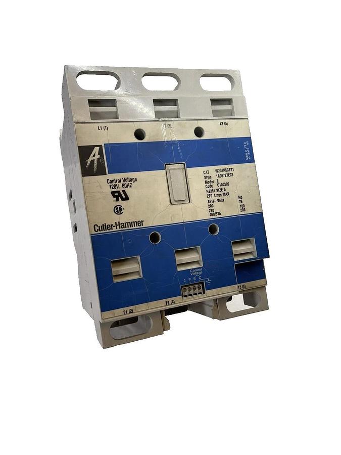 CUTLER HAMMER Advantage W201K5CFZ1  1A96727E02  E, Size Sz 5 270A  Contactor