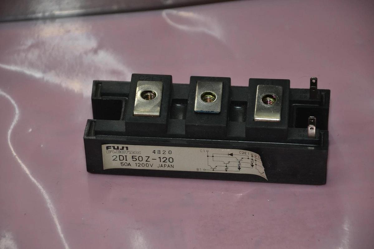 Used FUJI ELECTRIC 2DI 50Z-120 2DI50Z120 50A AMP 1200V TRANSISTOR BLOCK MODULE