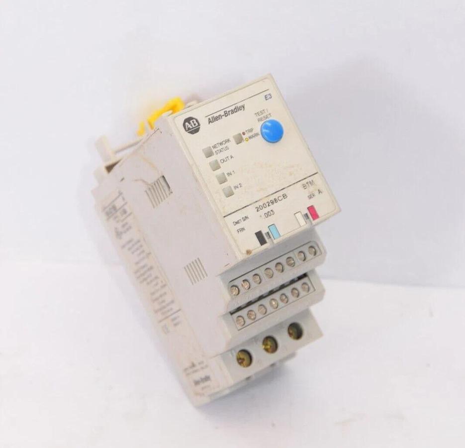 Used ALLEN BRADLEY 193-EC1BB Series A 3-15A Overload Relay *Damage Case*
