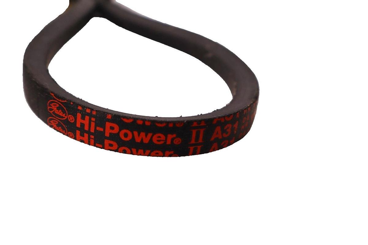Gates Belt A31 , 9002-2031 Hi-Power II V-Belt USA (New - Lot of 2)