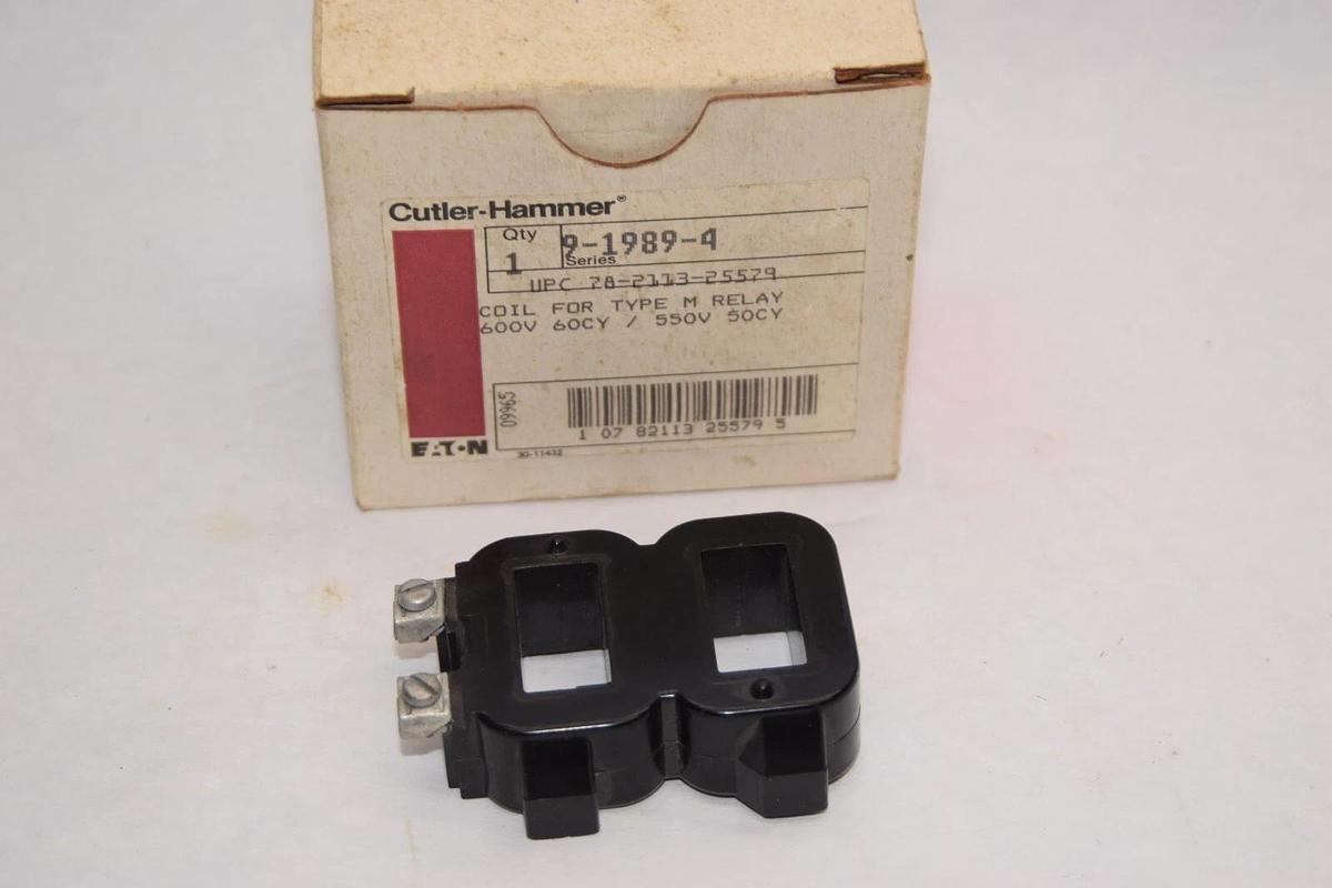 (NEW) CUTLER HAMMER 9-1989-4 78-2113-25579 600V 60cy / 550V 50cy Coil