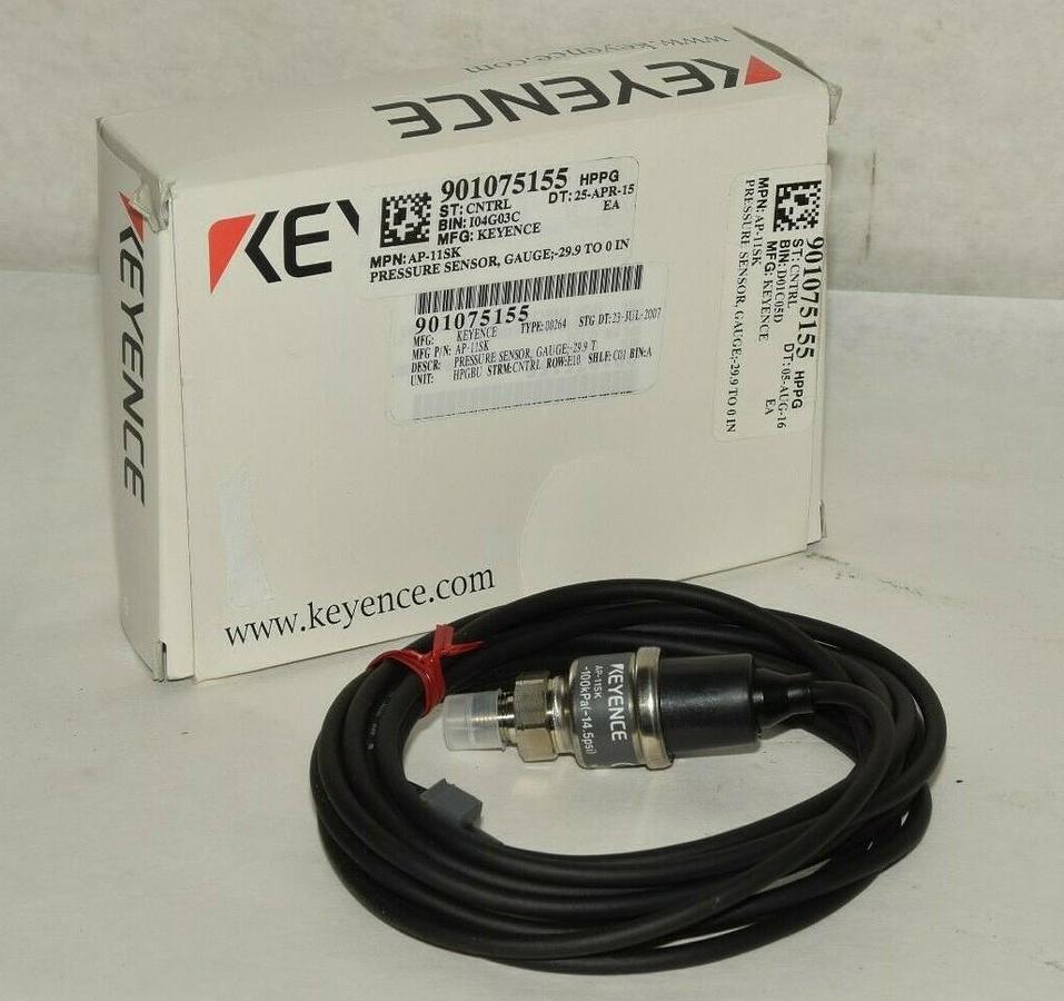 (NEW) KEYENCE AP-11SK AP11SK  -100kPa(-14.5psi) Pressure Sensor