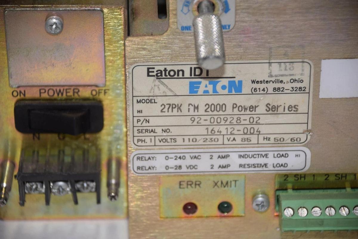 Used Cutler Hammer Eaton IDT  27PK PM 2000 92-00928-02 Power Series Control Module