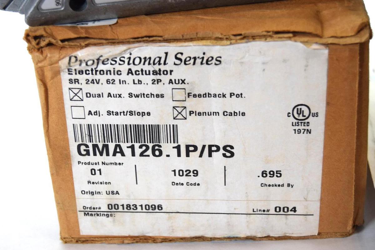 Siemens GMA126.1P/PS 24V 2P Professional Series Electronic Actuator (New)