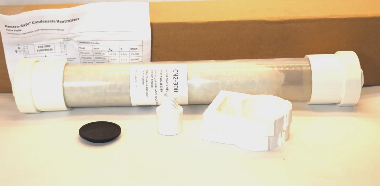Neutra-Safe Condensate Neutralizer Tube Style CN2-300 CN2-300C 100289339 (New)