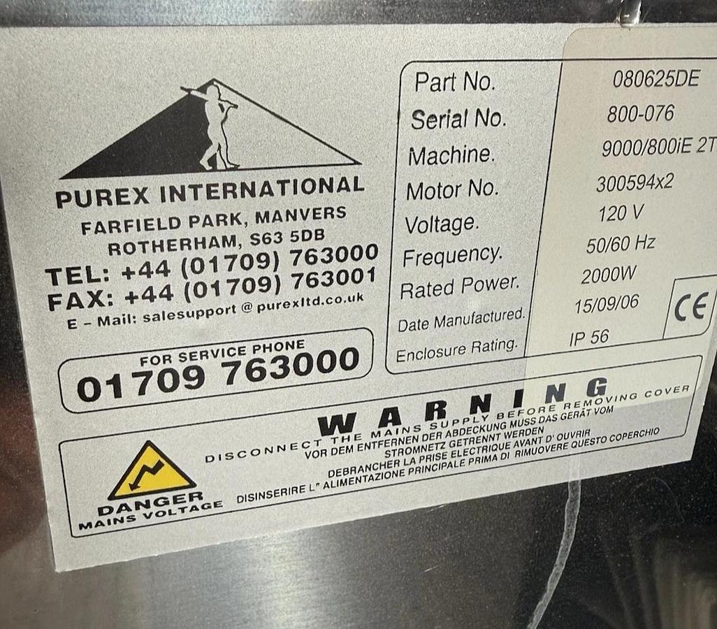 Used Epilog Laser 9000/800iE 2 Tier Exhaust System 080625DE engraver plasma welding