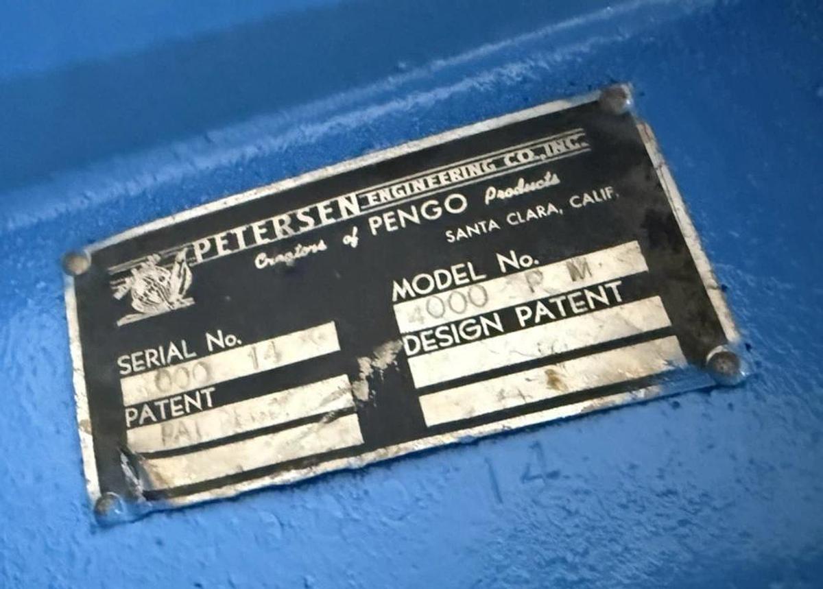 Refurbished Pengo Petersen 4000 P M, 4081-2A Overhead Line Cable Puller 4000PM