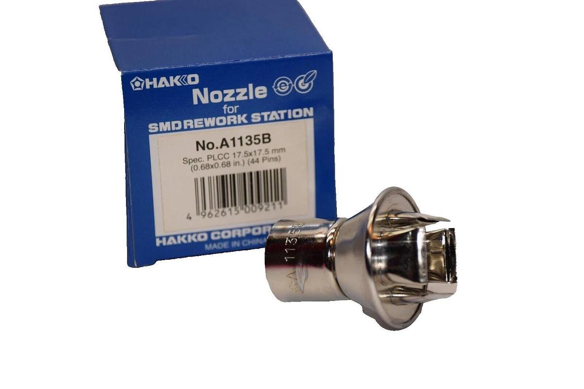 (NEW) HAKKO CORPORATION A1135B 17.5x17.5mm Hot Air Desoldering Nozzle