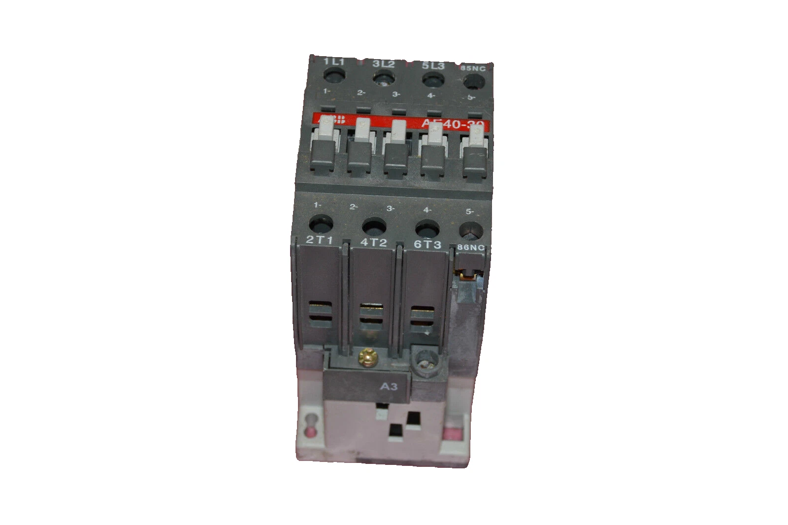 Used ABB CONTACTOR AE40-30 AE40 30 AE4030 R81 24V 24 VDC Coil 123115014-001