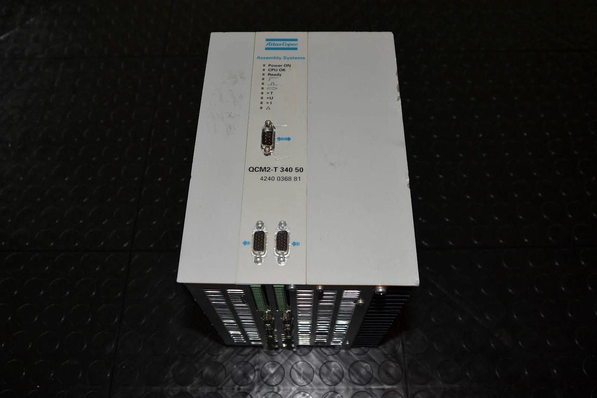 Used ATLAS COPCO CONTROLS 4240 0368 81 4240036881 QCM2-T 34050 QCM2T34050
