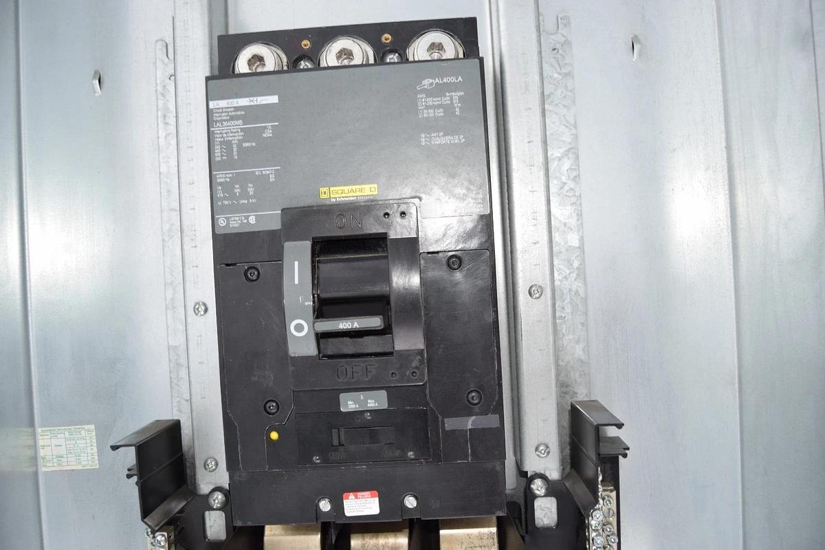 Used Square D Schneider Electric Cabinet Box Enclosure MH62BE E3 400A Main *No cover