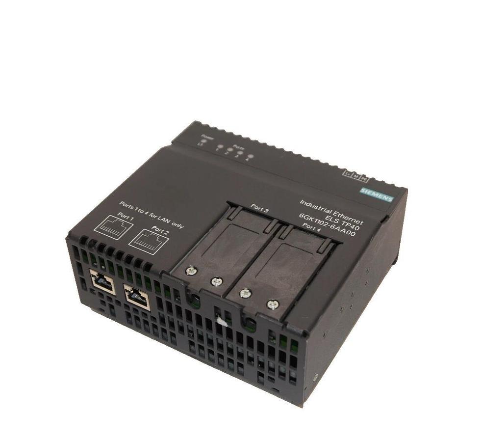 Used Siemens 6GK1102-6AA00 Industrial Ethernet ELS TP40 LAN 6GK11026AA00
