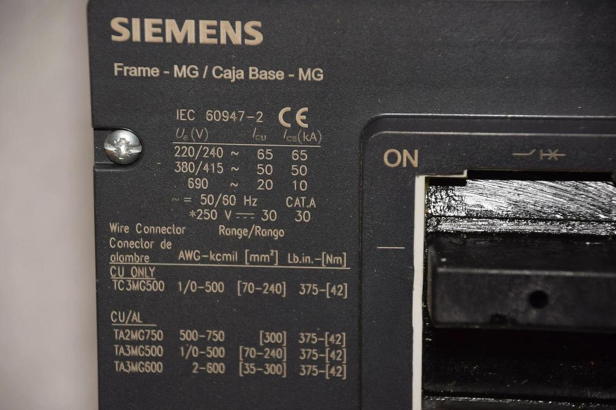 Siemens NMG VL Breaker NMG3B800L 800a 800 amp 3p NEW