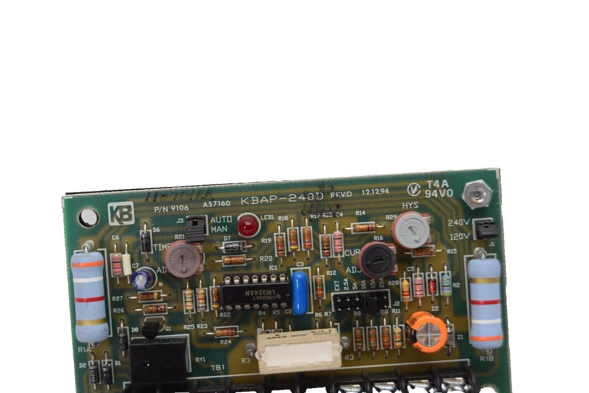 Used KB Electronics  Overload Protector Circuit Board KBAP-240D Rev D