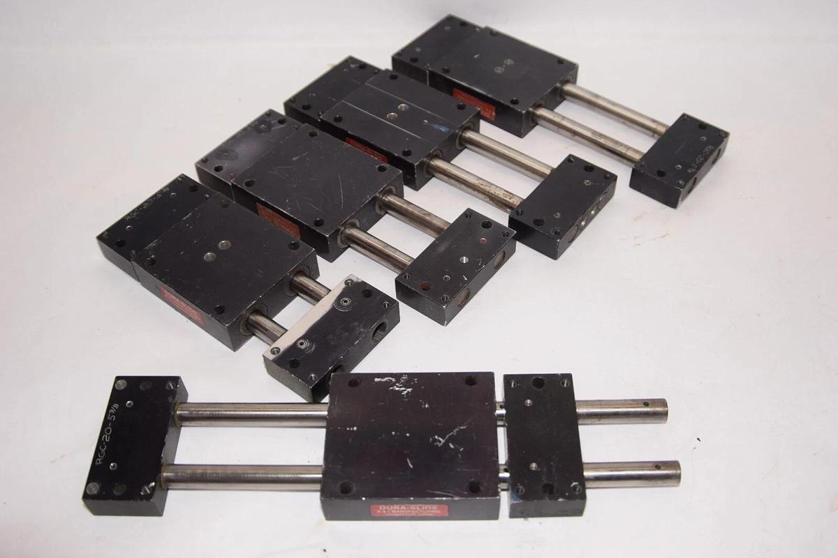 Used (Lot of 5) DURA-SLIDE RGC-20-5 3/8  Slides