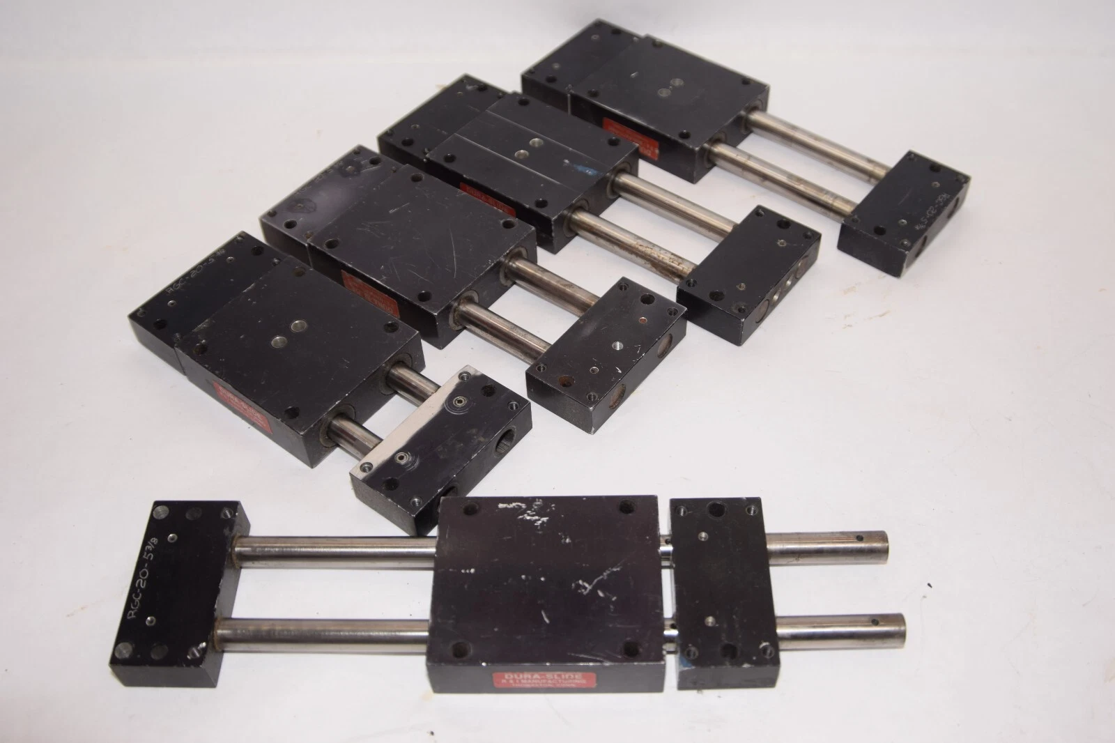 Used (Lot of 5) DURA-SLIDE RGC-20-5 3/8  Slides