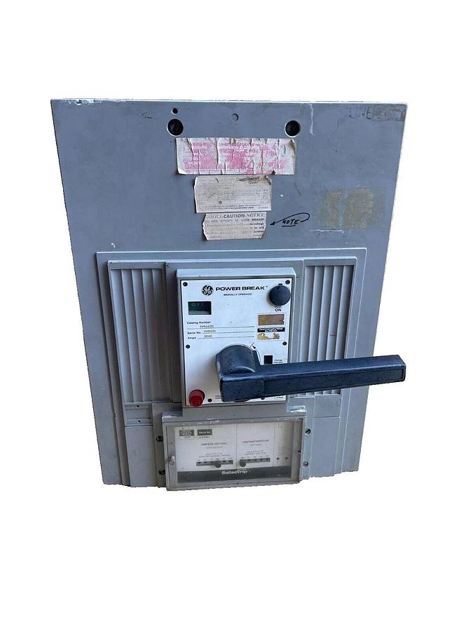 Used General Electric GE Power Breaker Manual Circuit Breaker TPR6620 2000 Amp 2000A