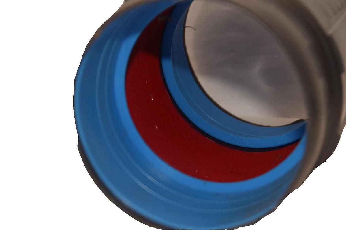 ROBROY / PLASTI-BOND 4" NPT PVC Coated Conduit Body Straight Fitting Coupling