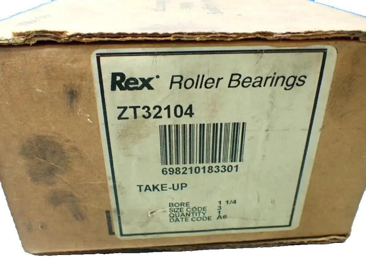 Rex REXNORD ZT32104, 1-1/4" TAKE-UP ROLLER BEARING SIDE MOUNT, SPHERICAL ROLLER