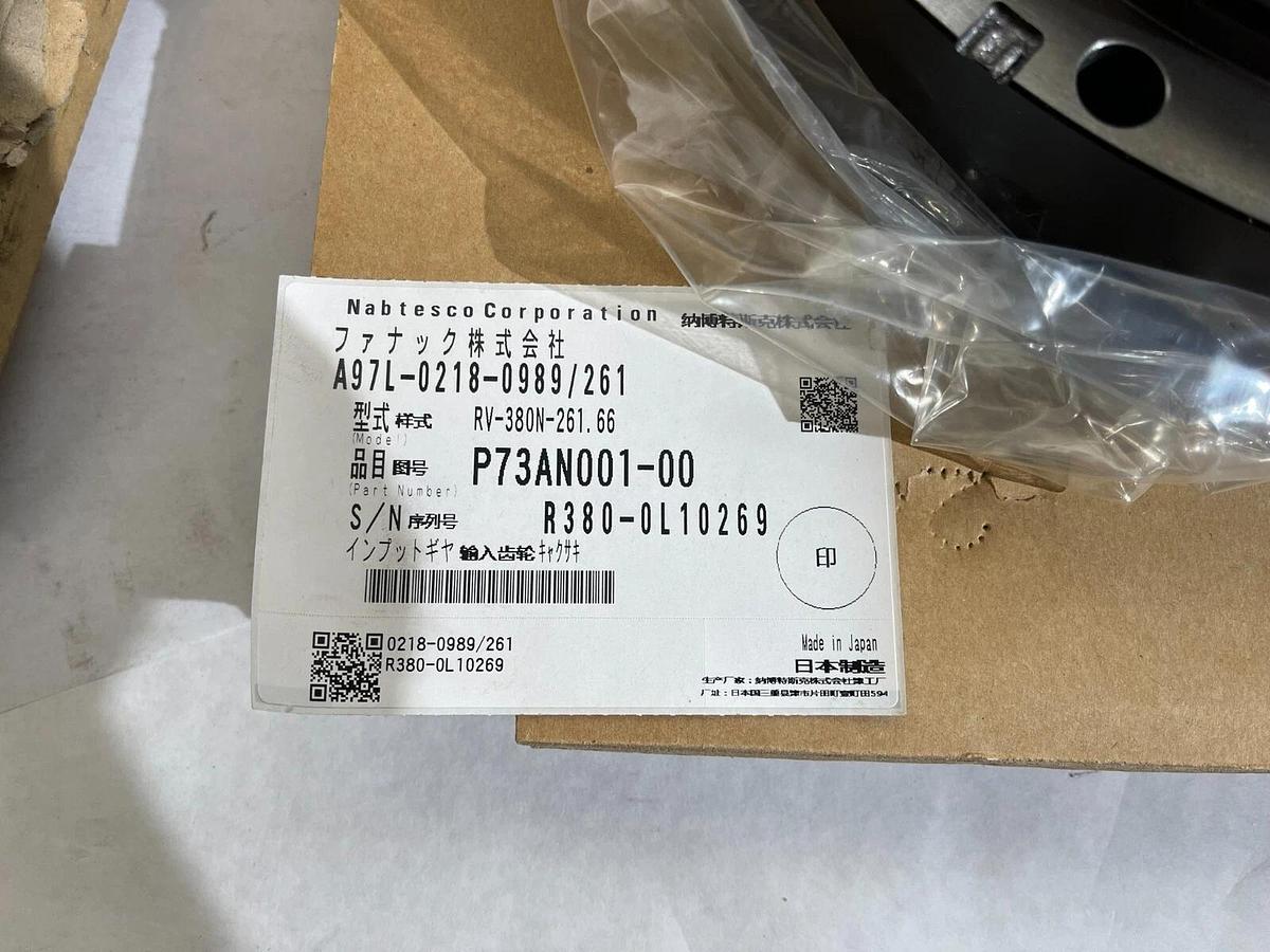 Fanuc Nabtesco Precision Reduction Gear RV Axis Reducer A97L-0218-0989/261 *NEW*