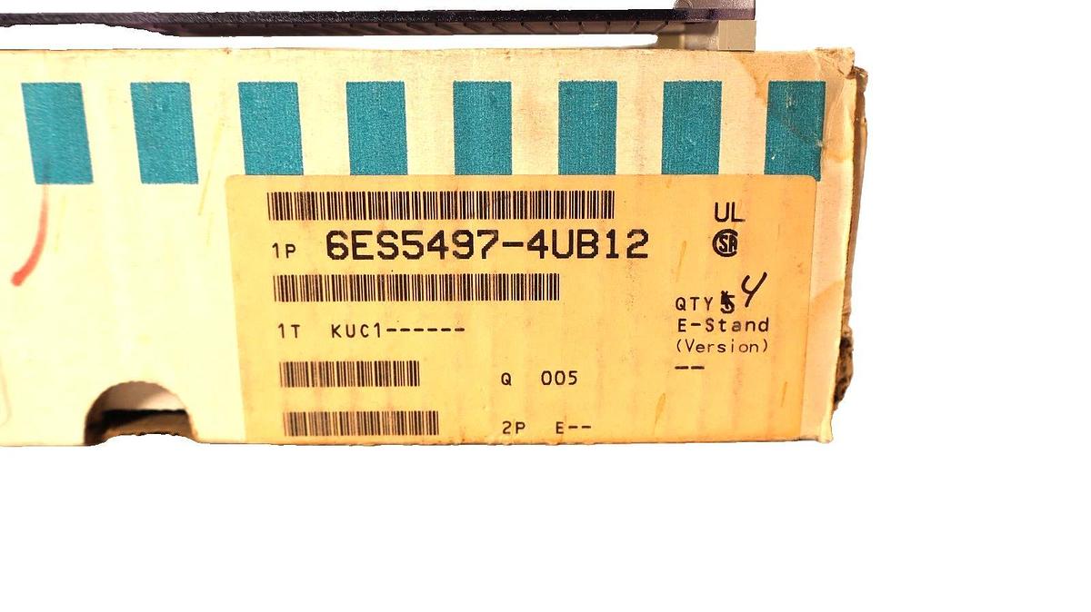 Siemens Simatic S5 Front Connector 6ES5497-4UB12 6ES54974UB12 (New - Box of 4)