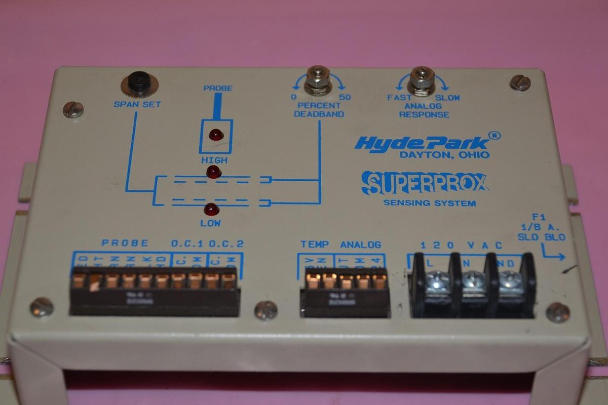 Used HYDE PARK SUPERPROX SENSING SYSTEM SP-116 SP116 SP 116 SPB231B