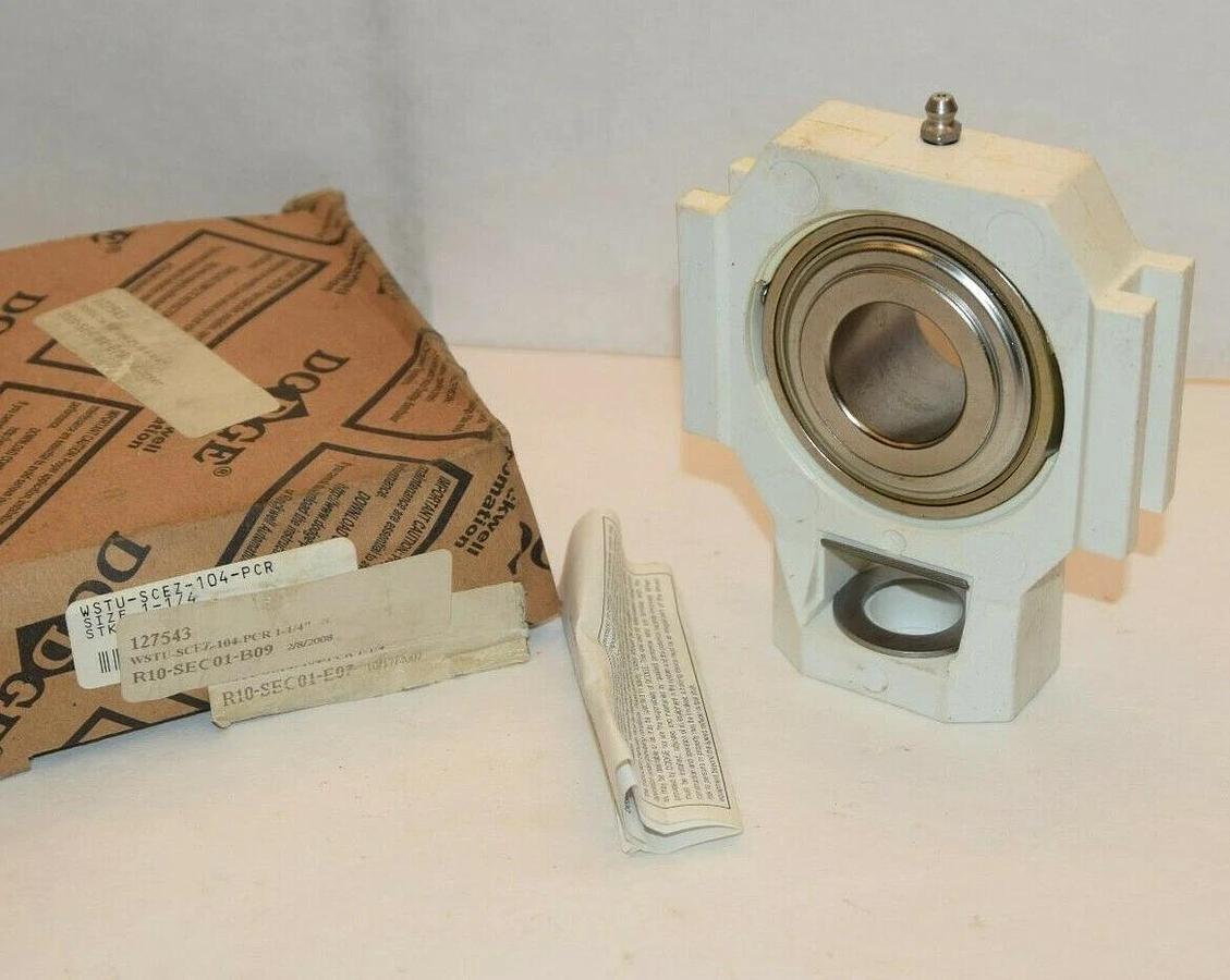 (NEW) DODGE WSTU-SCEZ-104-PCR 1-1/4" 127543 Take Up Ball Bearing Unit