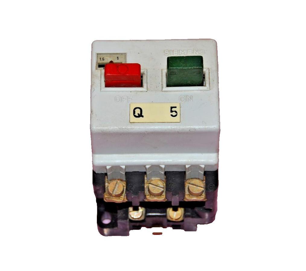 Used SIEMENS MOTOR STARTER 3VE1010-2G 3VE1010 2G 3VE10102G 1,6 A AMPS 1,6A