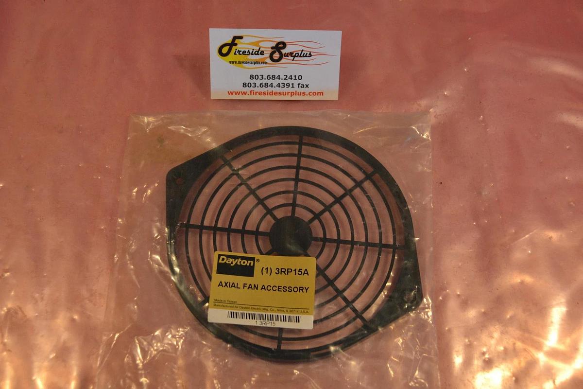 (LOT OF 3) DAYTON AXIAL FAN ACCESSORY BLACK 3RP15A 3RP 15A NEW