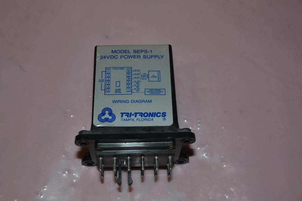 Used TRI-TRONICS MODEL SEPS-1 SEPS 1 24VDC POWER SUPPLY PLUG