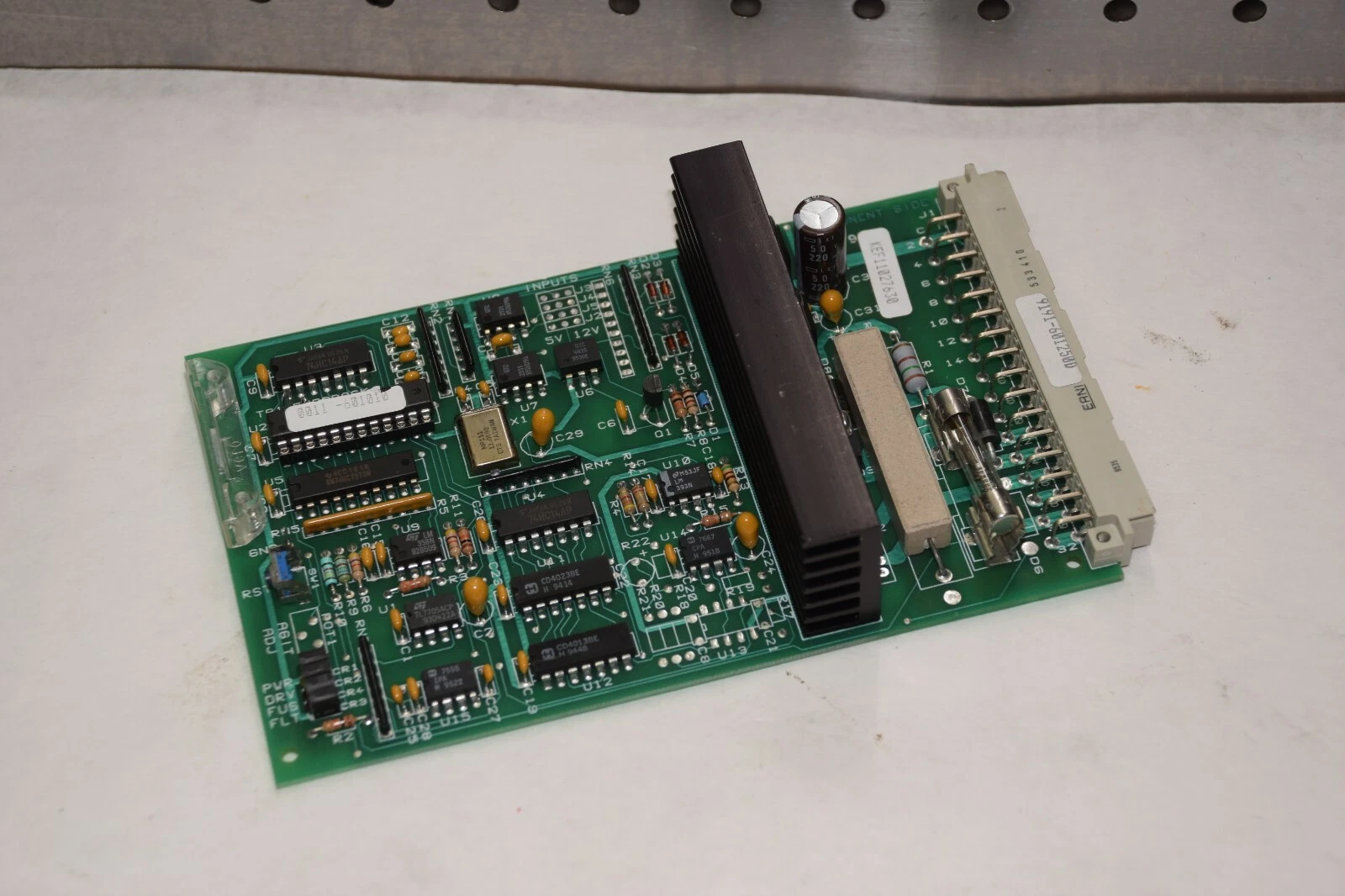 Used K-TRON ELEC. 9191-601250D 9184-306500 REV A FEEDER MOTOR DRIVE CIRCUIT BOARD