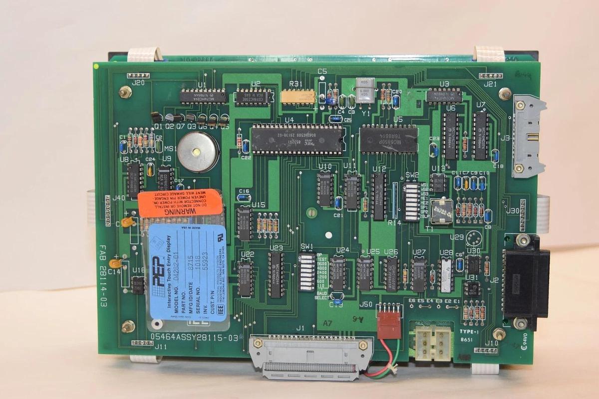 Used IEE 04282-01 Interactive Touch Entry Display