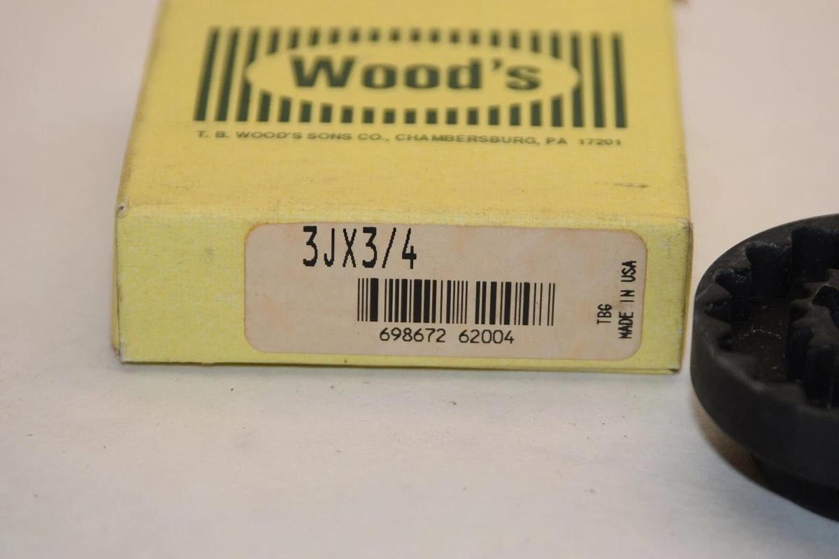 (NEW) TB WOODS 3JX3/4 3/4" Bore SF Flange