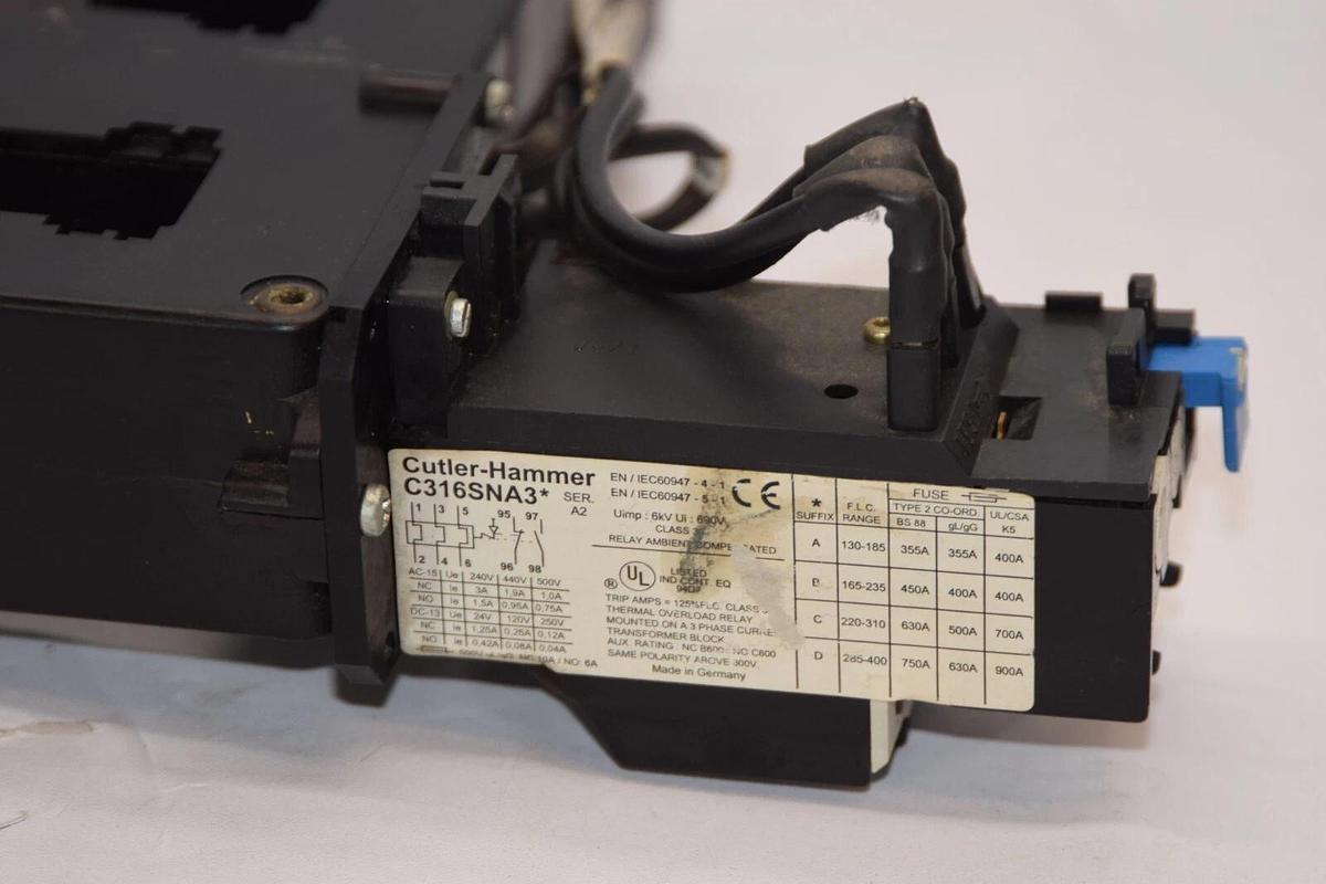 Used ABB KORC KORC4S310/4 GJZ5209502R0005 3Phase Transformer W/C316SNA* Relay