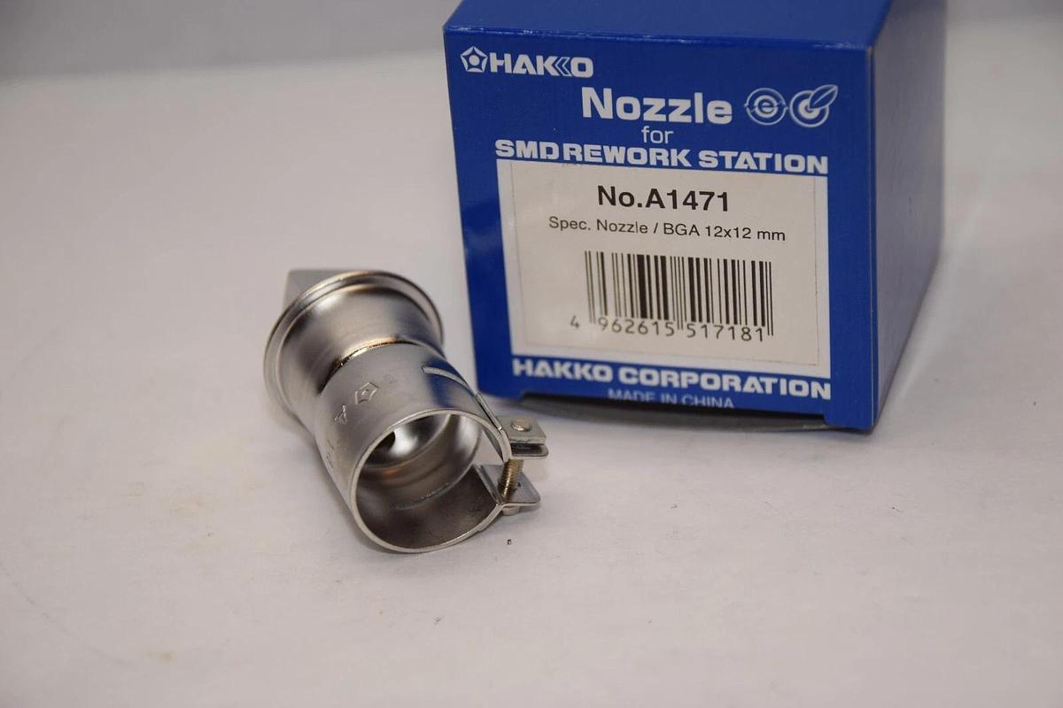 (NEW) HAKKO CORPORATION A1471 12x12mm Hot Air Desoldering Nozzle