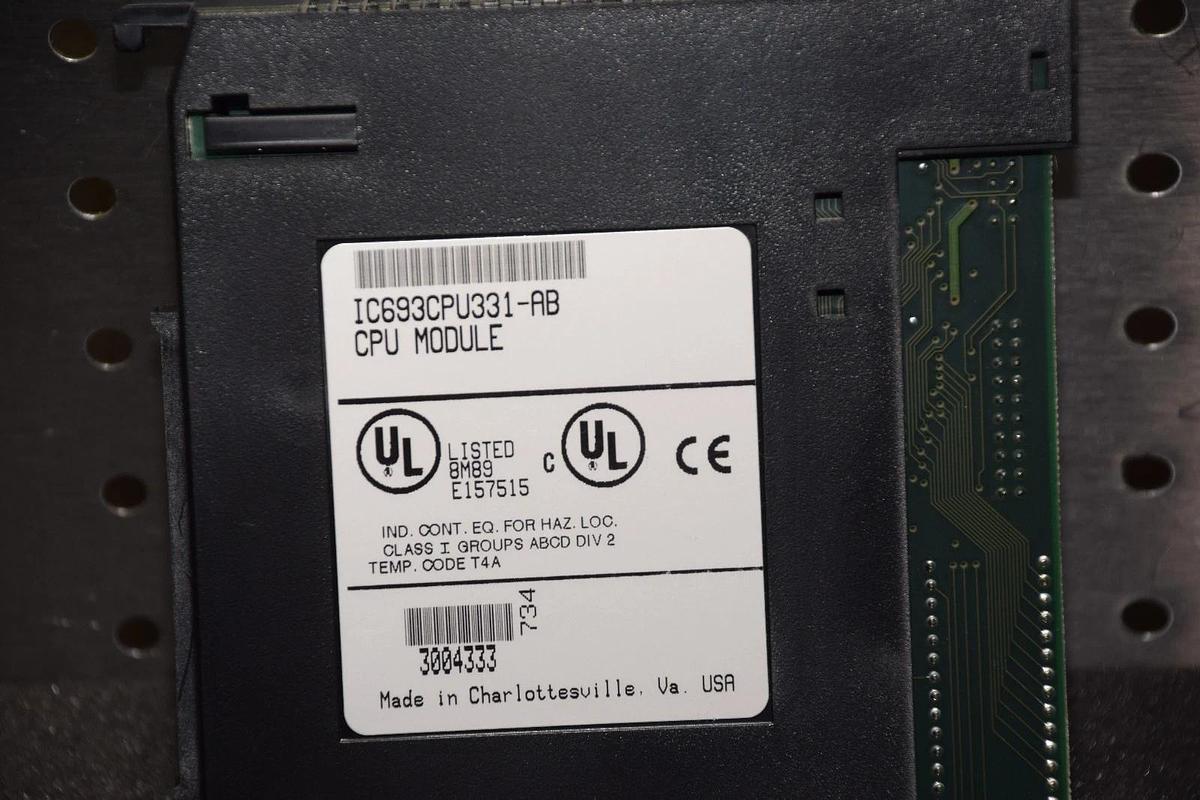 Used GE FANUC IC693CPU331-AB IC693CPU331 AB CPU MODULE