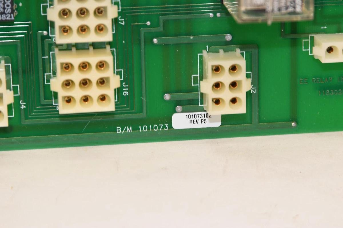 Used EXIDE 118302850 P4 B/M 101073 101073102 Rev P5 EE Relay Interface Module Board