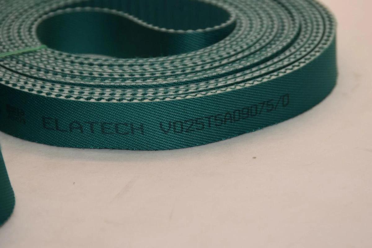 (NEW) ELATECH V025T5A09075/D 25mm Fabric Timing Belt