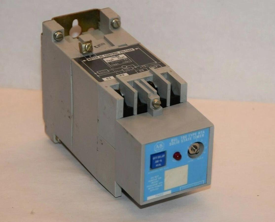 (NEW) ALLEN BRADLEY 700-RTA00V000A1 110-120Vac 50/60Hz Ser B Solid State Timer