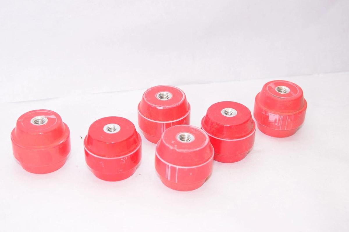 Used (Lot 6) MBI 5/16-18 ,3/8-16 Thread Size T11 T15 Electrical Buss Isolator Bushing