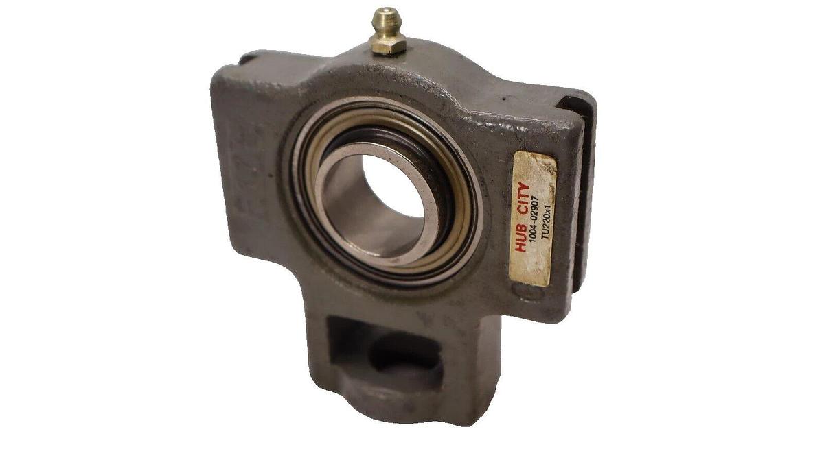 (NEW) HUB CITY 1004-02907 , 100402907 , TU220x1 Bearing Take-Up Unit Side Mount