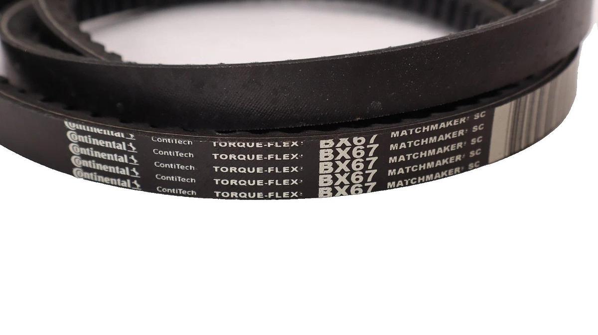 Continental BX67 Belt Torque-Flex Matchmaker Cogged V-Belt (New)