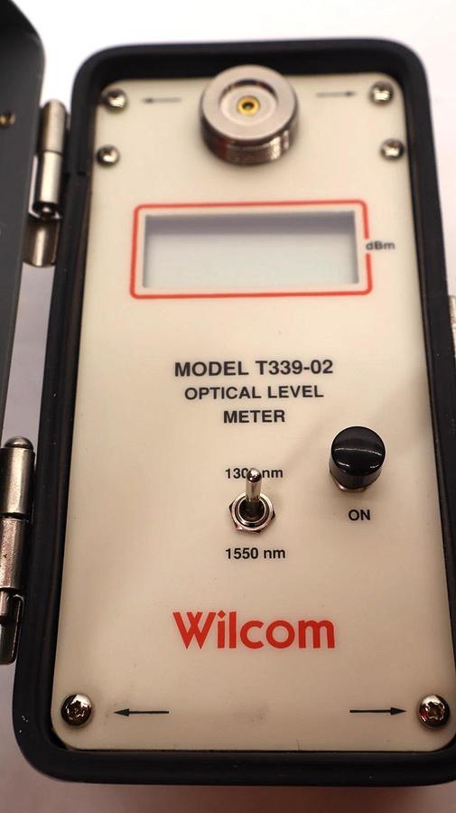 Used Wilcom T339-02 Optical Level Meter T33902